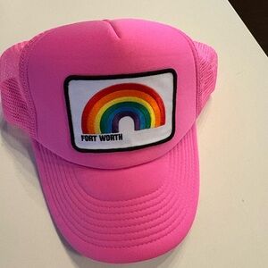 Dear Hannah Pink Trucker Hat: Fort Worth